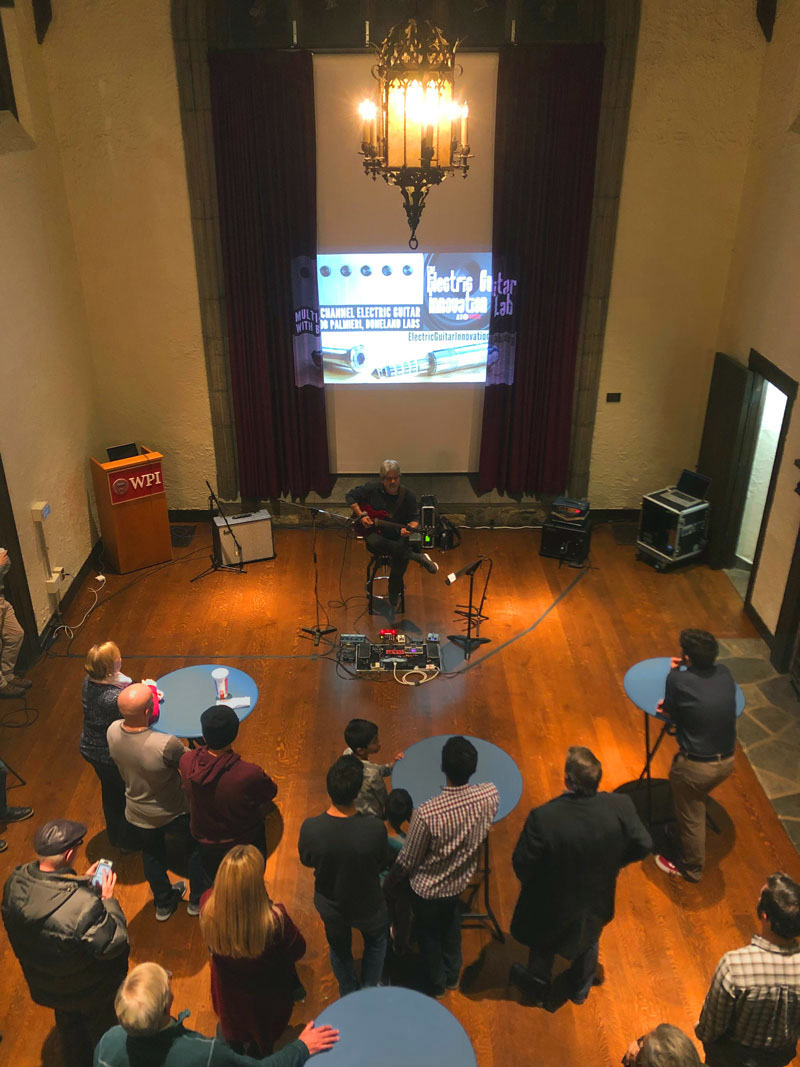 Multichannel Electric Guitar event at WPI 12-04-2019