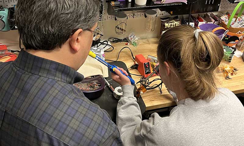 Replacing the faulty point-to-point wiring with our new Flex PCB and reintroducing the original preamp that had not been in use since the flex tore